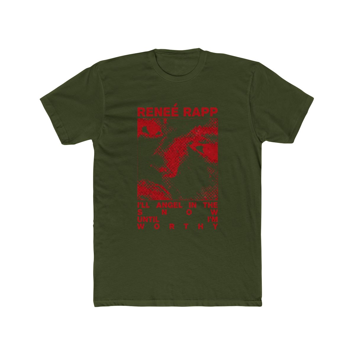 Renee Rapp Close-Up Portrait Boyfriend Fit Girls T Shirt | Reneé Rapp - alternate angle 5, merchandise