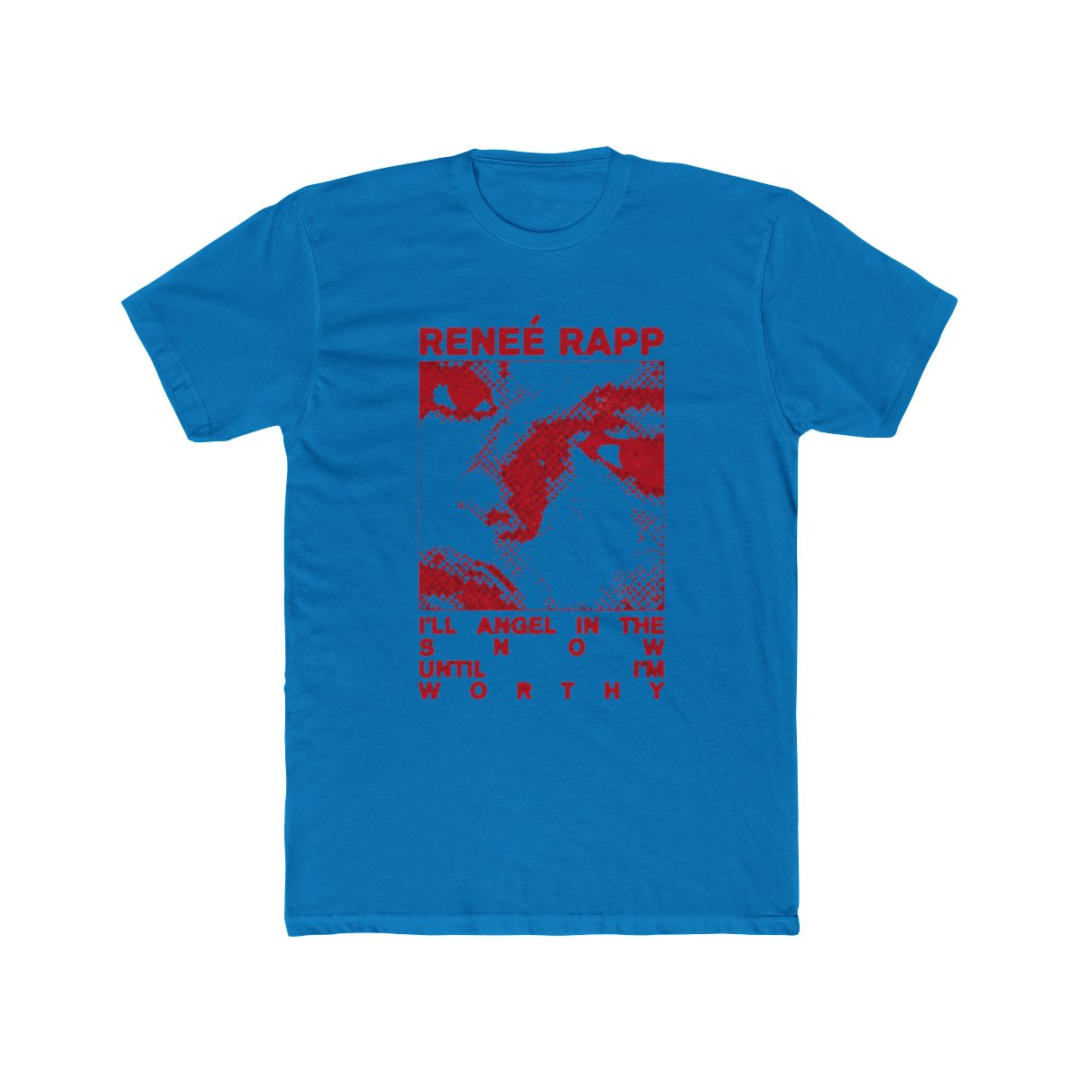 Renee Rapp Close-Up Portrait Boyfriend Fit Girls T Shirt | Reneé Rapp
